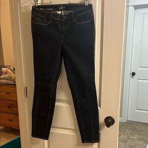 LOFT Blue Skinny Jeans Modern Fit